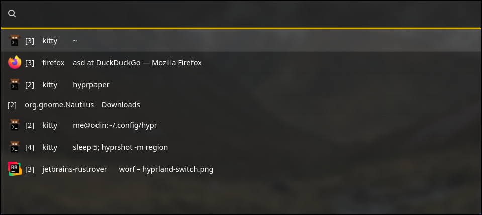 Hyprland Switch